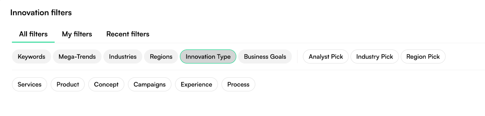 filters in trendwatching.com