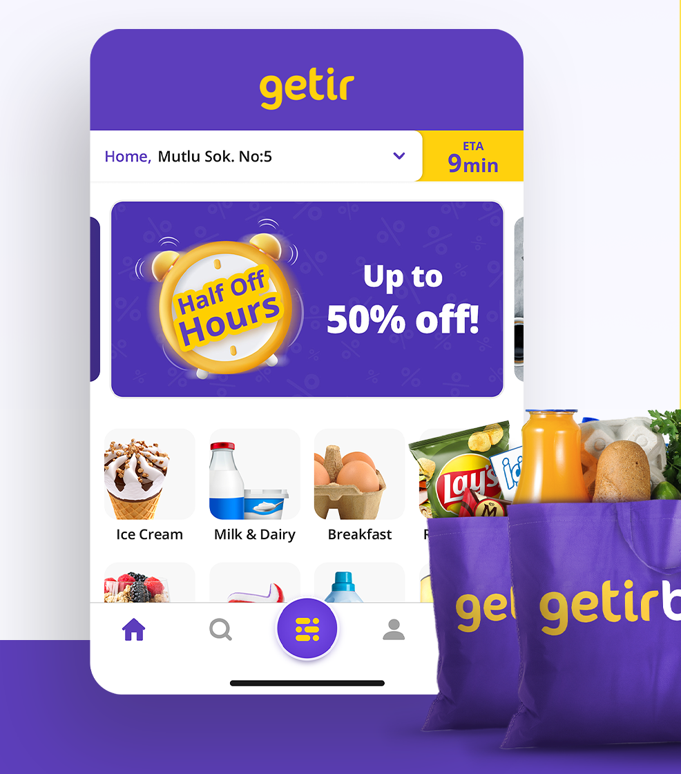 Getir delivery app