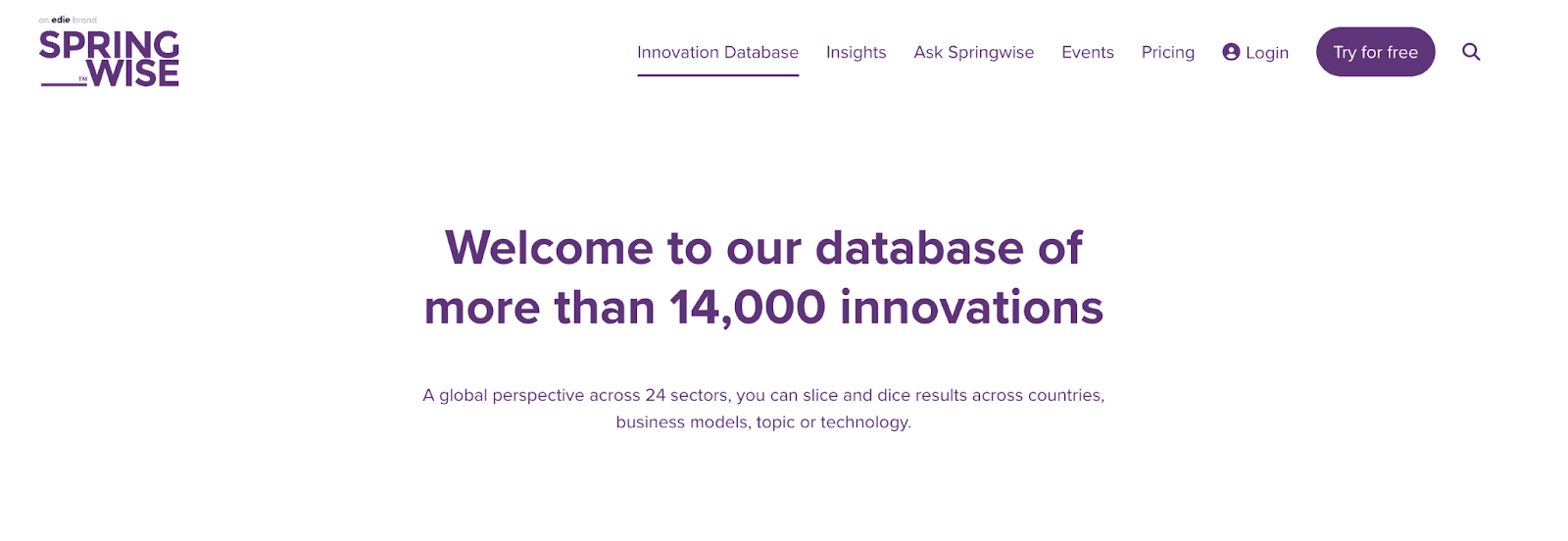 springwise trends homepage