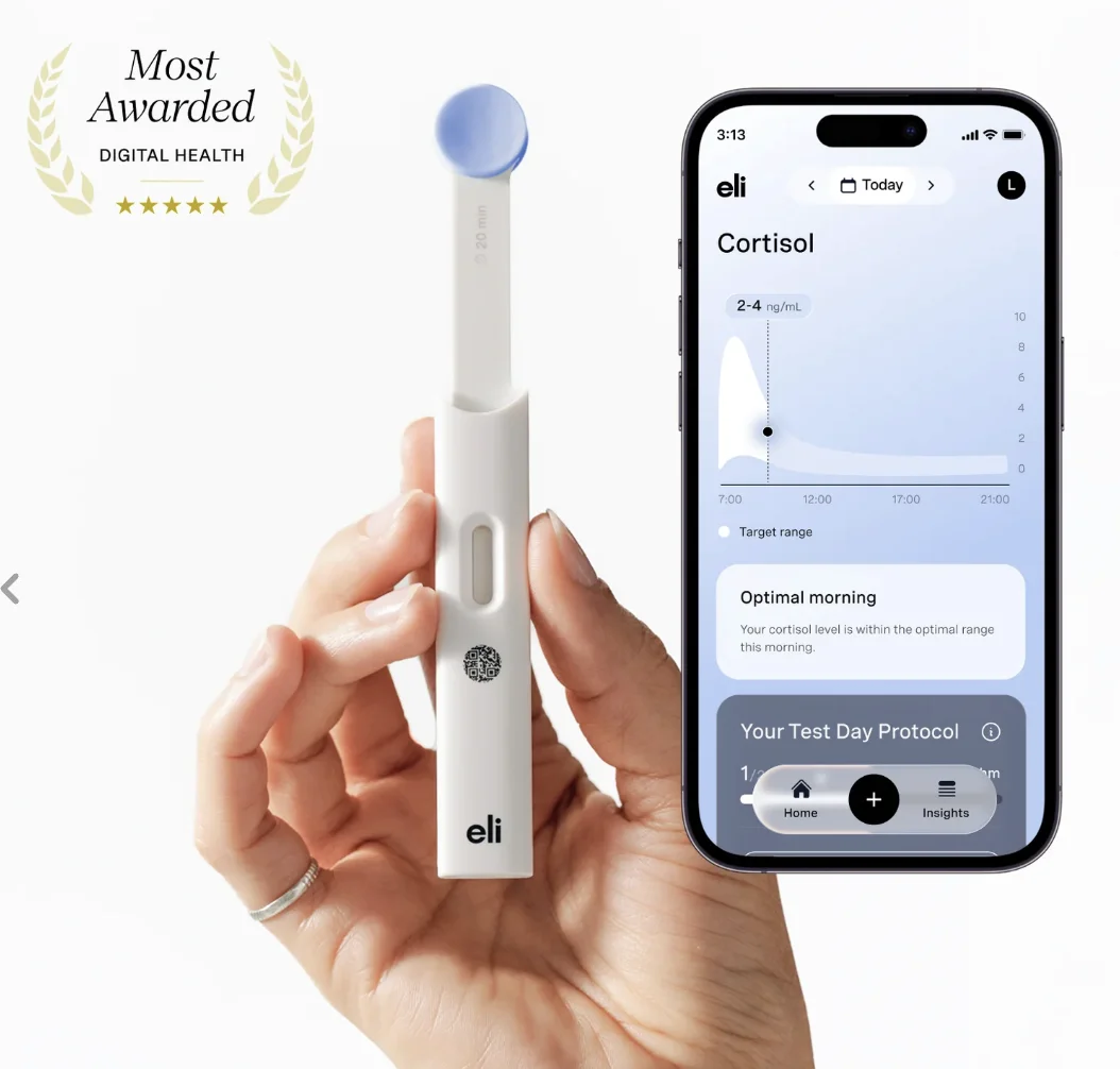 Eli Health cortisol meter with companion app