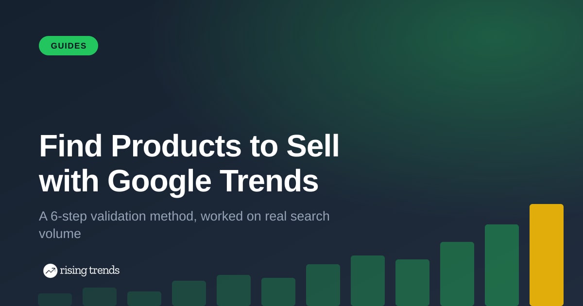 How to Find Products to Sell with Google Trends
