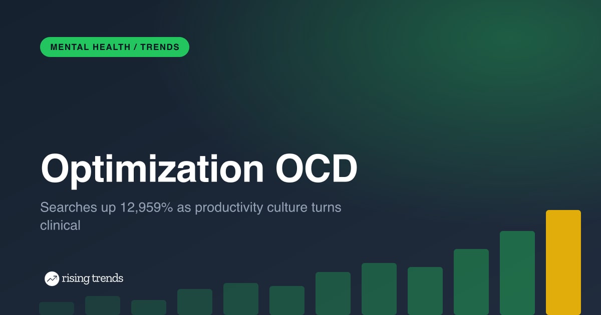 Optimization OCD: The Search Data Behind Productivity Culture's Clinical Turn